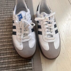 Adidas White and Gray Sneakers